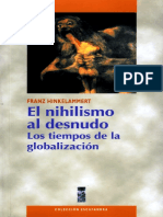 Hinkelammert, Franz (2001) - El Nihilismo Al Desnudo