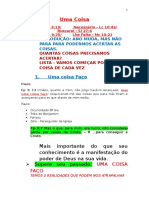 Uma Coisa Faço, Necessário, Buscarei, Sei, Falta - 10-01-2016 - IPJP NOITE