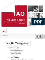 TAO An Open Source Computer Based Assessment Platform
