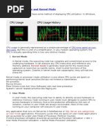 Understa Understanding User and Kernel Mode - Docxnding User and Kernel Mode