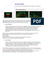 Understa Understanding User and Kernel Mode - Docxnding User and Kernel Mode