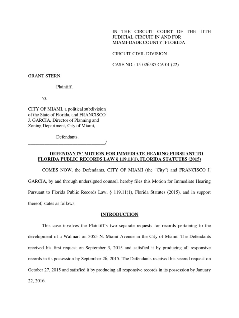 20160318 DS' Motion For Immediate Hearing Pursuant To 119 PDF