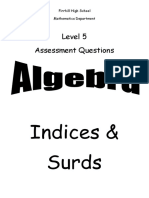 n5 Algebra Surds and Indices Ppqs