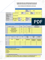 Modelo PLAN FAMILIAR DE EMERGENCIA ESCOLAR