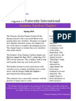 Sigma Pi Fraternity International: Gamma-Upsilon Chapter