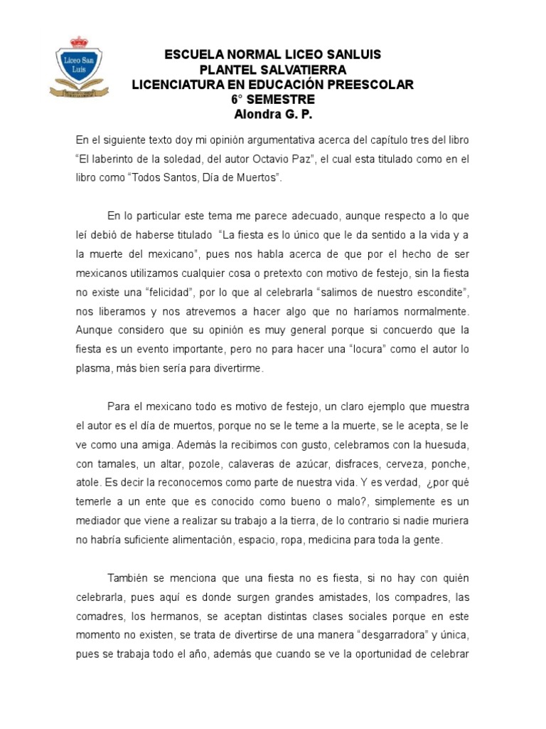 El Laberinto De La Soledad Octavio Paz Pdf