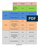 Jadwal SP 2015