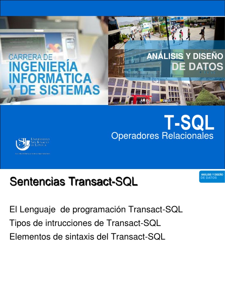 T SQL | PDF | Poco | Lenguaje de programación
