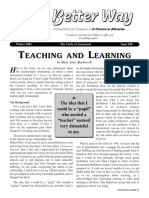 Teaching and Learning ABW40