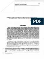 Alma y Cuerpo en La Sexta Meditación de Descartes