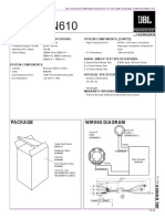 JBL Eon610: Technical Manual