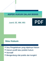 Aspek Hukum Bisnis