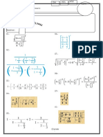 Practica de Fracciones Avanzado