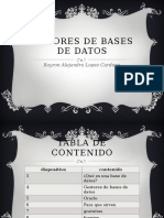 Motores de Bases de Datos niche