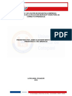 Encuestas Cotopaxi, Con Enfasis en El Trabajo Q Desarrollan en Microsoft Word