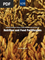 Download Special Evaluation Study of ADB Interventions on Nutrition and Food Fortification by Asian Development Bank SN31531070 doc pdf