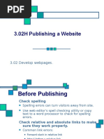 3.02H Publishing a Website