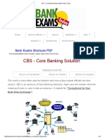 CBS - Core Banking Solution _ Bank Exams Today