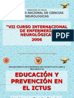 EDUCACION Y PREVENCION EN EL ICTUS-INTERNACIONAL