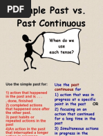 Simple vs Past Continuous