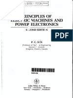 Principles of Electrical Machines PC Sen