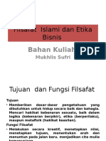 Filsafat Islami Dan Etika Bisnis.