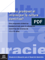 Cómo promover el interés por la cultura científica