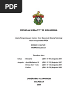 Format Proposal Program Mahasiswa Wirausaha (Pmw)