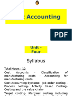 MBA - Cost Accounting