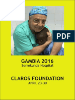 Humanitarian Trip Gambia 2016.