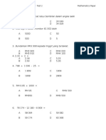 Ujian Matematik Tahun 4 k1