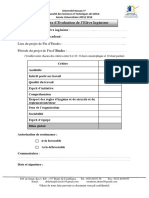 Fiche Evaluation PFE