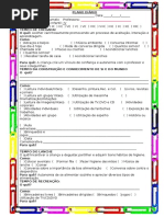 Caderno de Planos para centro de educação infantil.