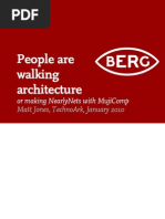 Download People Are Walking Architecture or making NearlyNets with MujiComp January 2010 by MattJones SN31533915 doc pdf