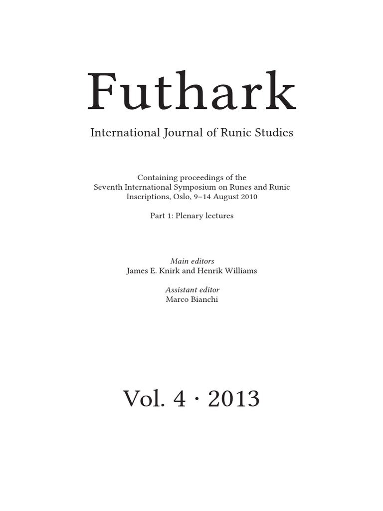 Futhark Volum 4 2013