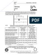 LABC Typical Steel Beam Sizes