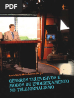 Livro Generos Televisivos e Modos de Enderecamento Edufba 2011