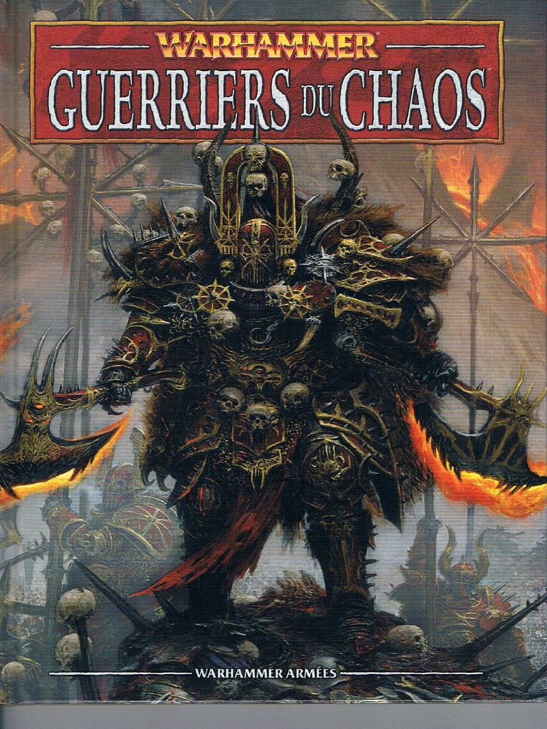 Livre Armée Warhammer V8 À VENDRE! - FR