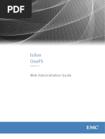 Isilon OneFS 7.1 - GUI