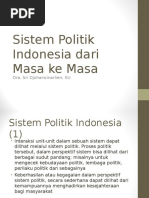 Sistem Politik Indonesia Dari Masa Ke Masa