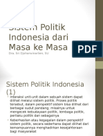 Sistem Politik Indonesia Dari Masa Ke Masa
