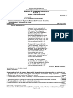 Bacalaureat Romana Profil Real 2014 varianta 9 pdf