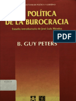 268189370 Guy Peters La Politica de La Burocracia