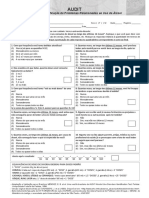 Teste de Identificação de Problemas Relacionados Ao Uso de Álcool