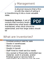 Introduction To Inventory MGT