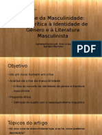 A Crise Da Masculinidade (Apresentação)