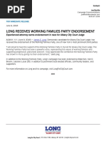 Download Attorney James Long earns Working Families Party endorsement by Relentless Awareness SN315358046 doc pdf