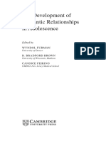 The Development of Romantic Relationships in Adolescence: Edited by