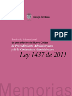 Memorias- Seminario Int'l (Feb-2011) Presentación Ley 1437