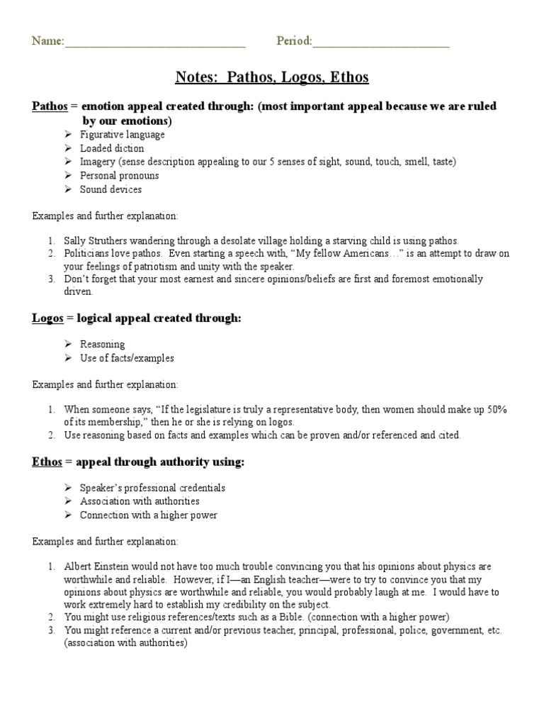 Pathos examples picture